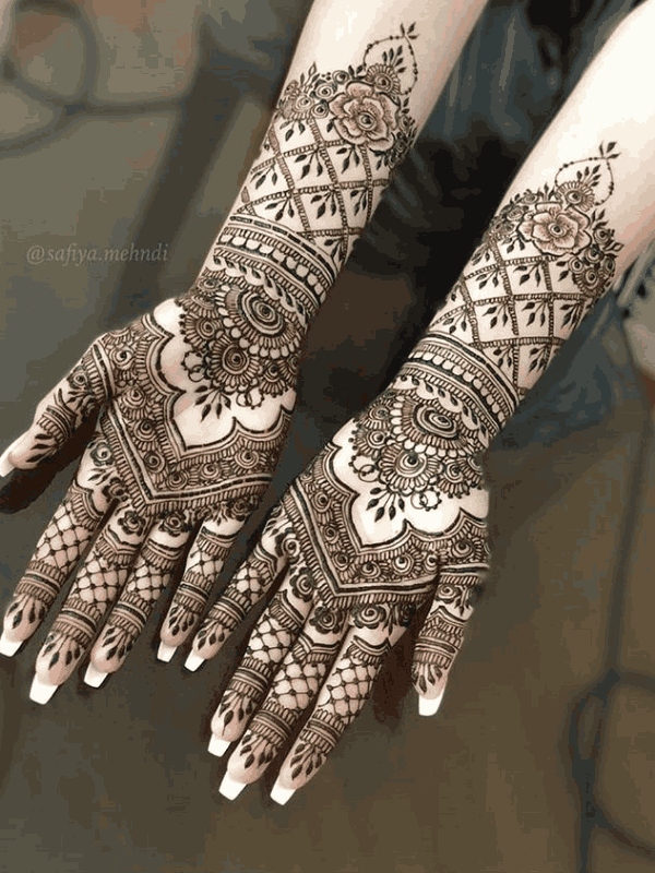 dulhan mehndi design