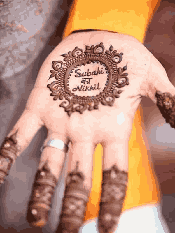 dulhan mehndi design