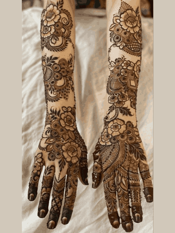 dulhan mehndi design