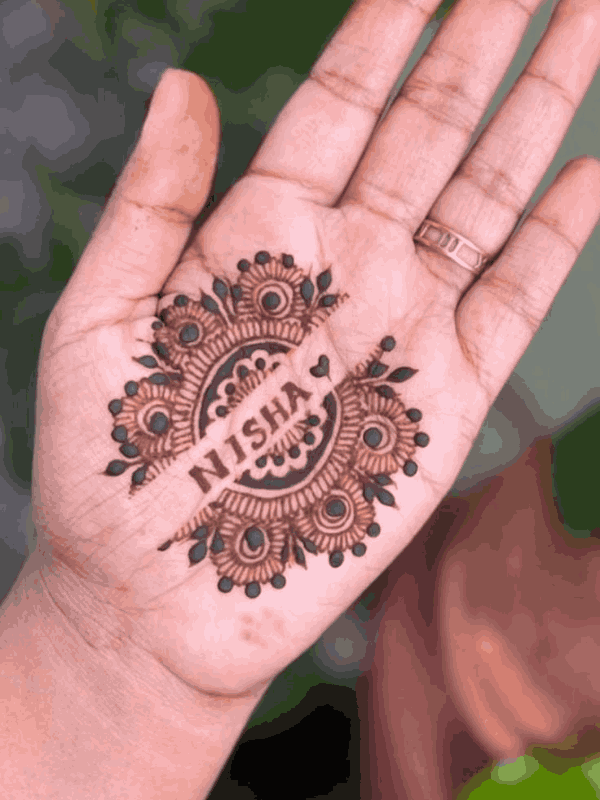 dulhan mehndi design