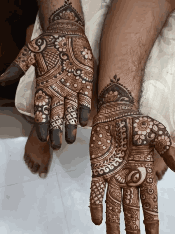 dulhan mehndi design