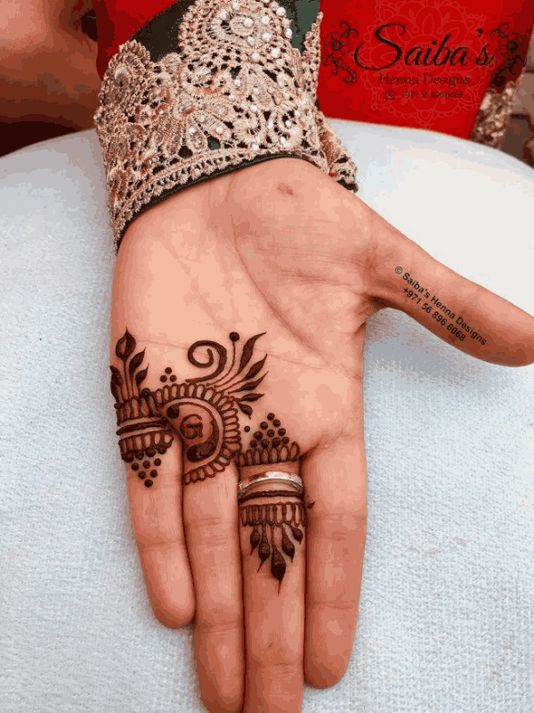 dulhan mehndi design