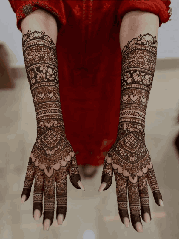dulhan mehndi design