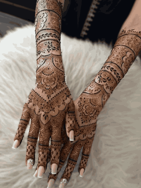 dulhan mehndi design