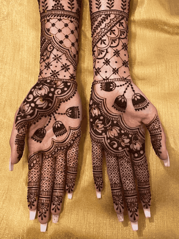 dulhan mehndi design