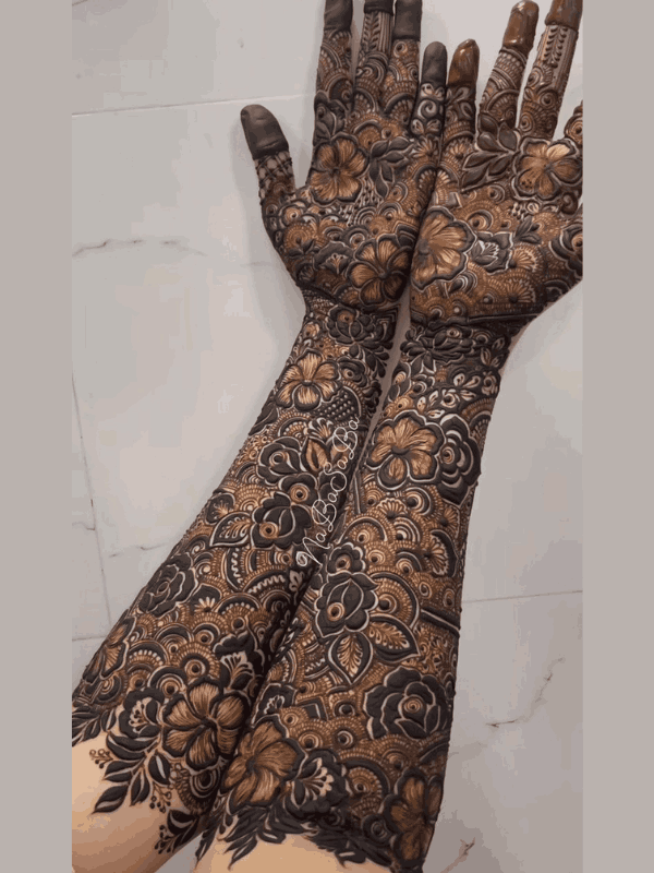 dulhan mehndi design