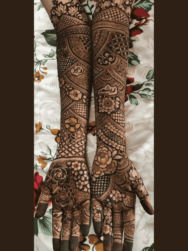 dulhan mehndi design