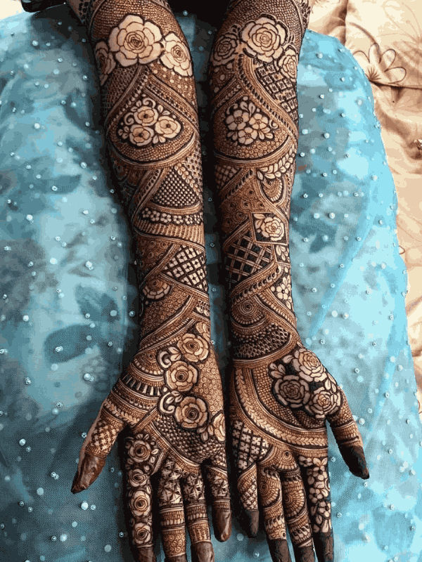 dulhan mehndi design