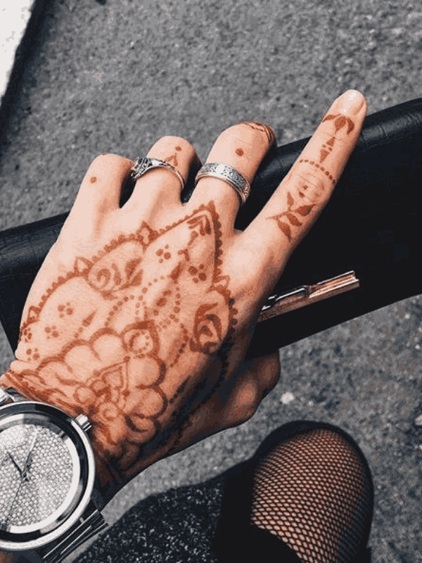 dulhan mehndi design