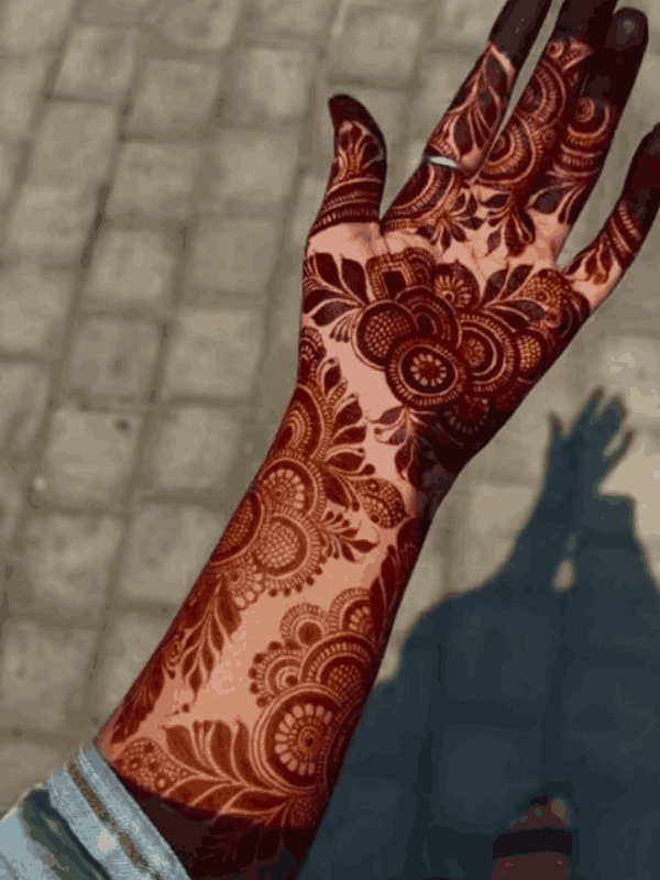 dulhan mehndi design
