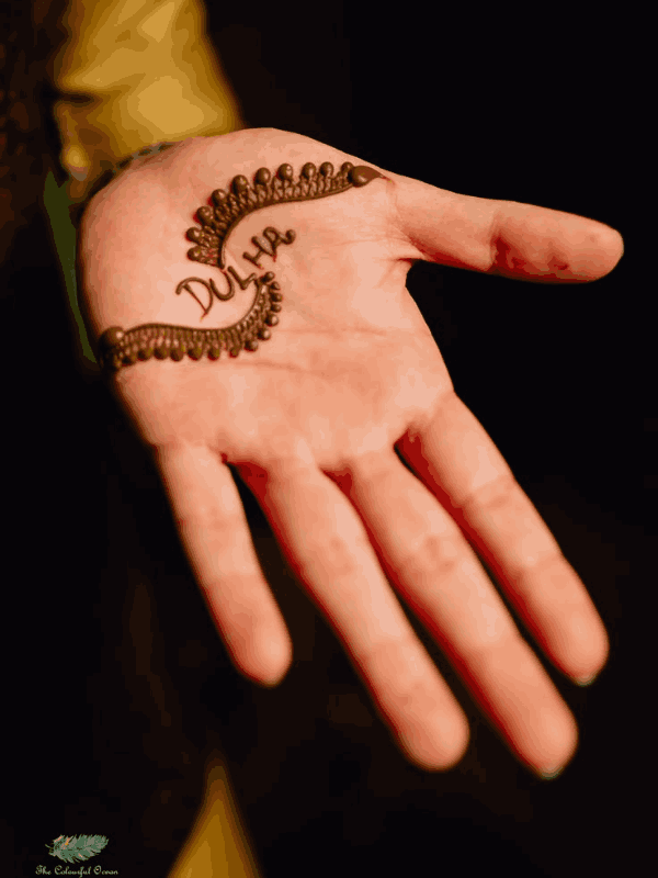 dulhan mehndi design