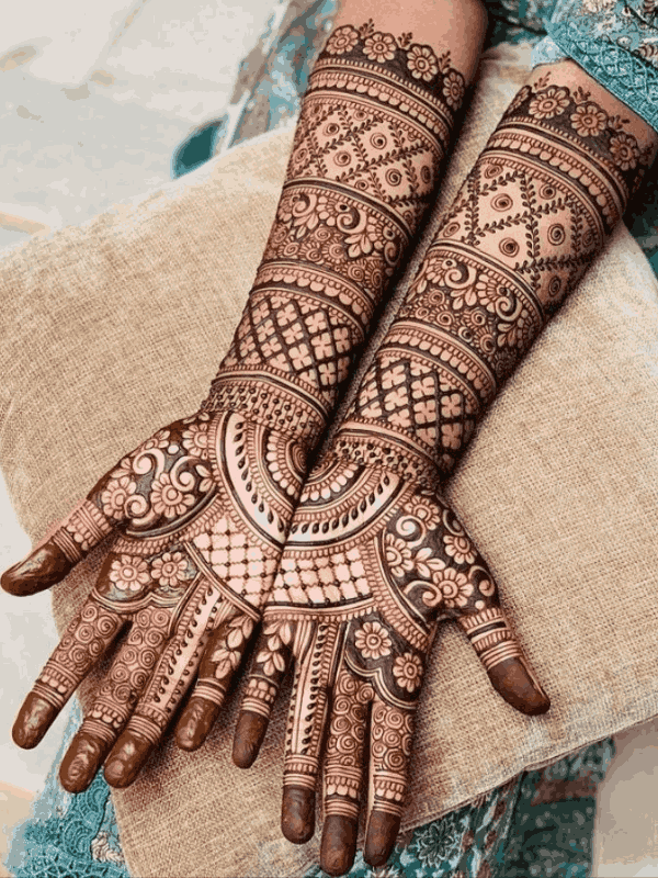 dulhan mehndi design