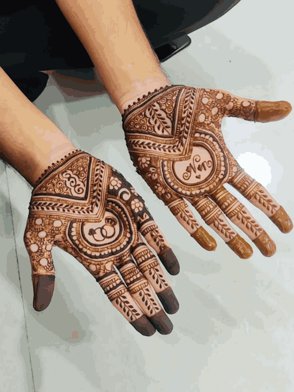 dulhan mehndi design