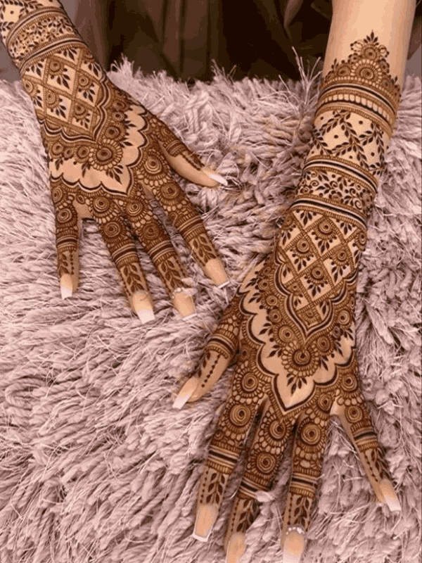 dulhan mehndi design