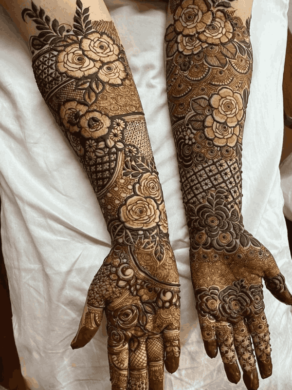 dulhan mehndi design