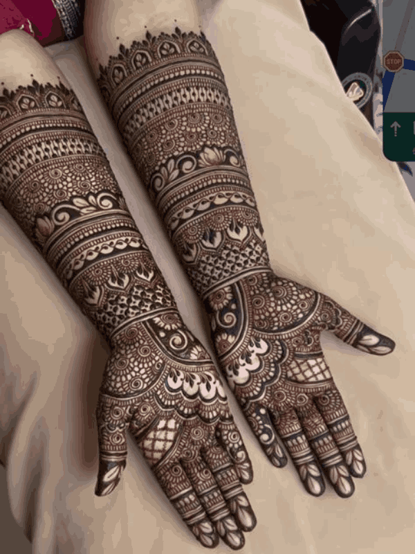 dulhan mehndi design