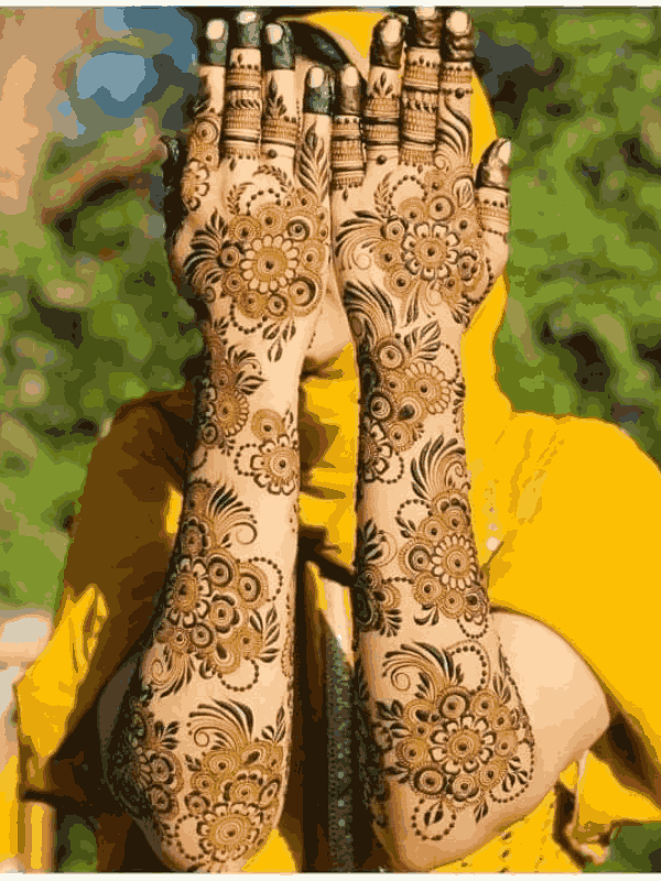 dulhan mehndi design