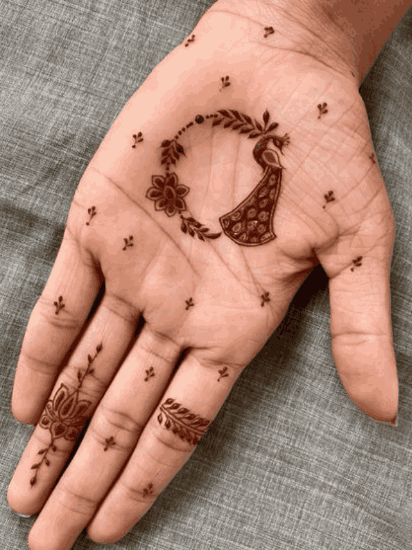 dulhan mehndi design