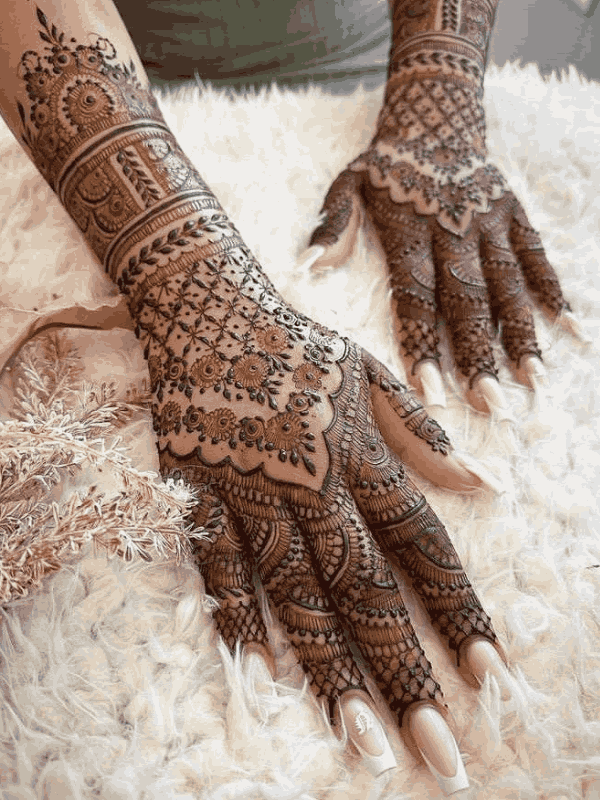 dulhan mehndi design