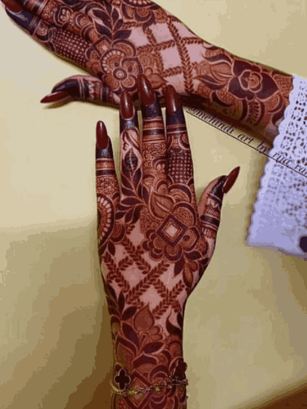 dulhan mehndi design