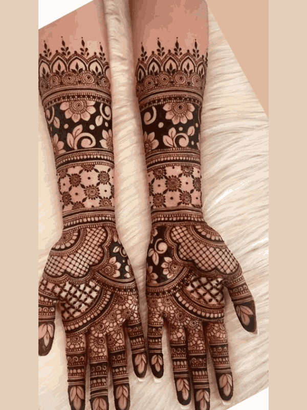 dulhan mehndi design