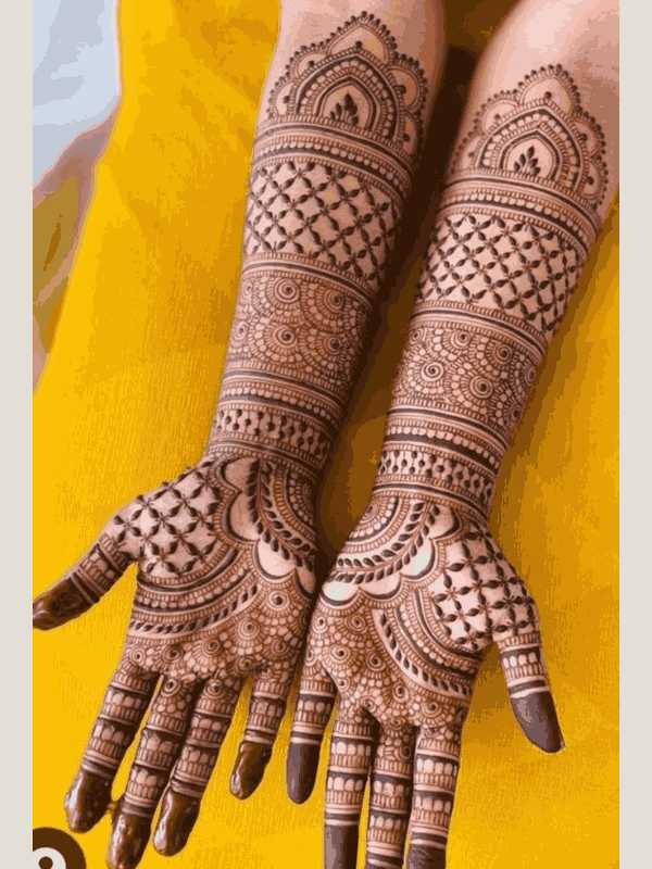 dulhan mehndi design