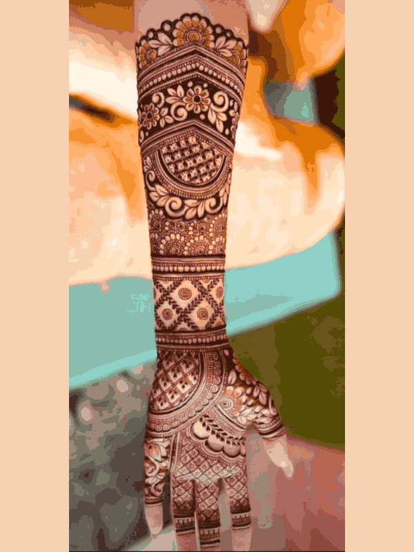 dulhan mehndi design