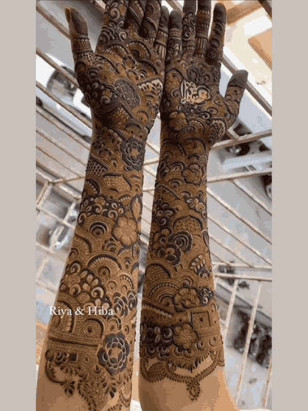 dulhan mehndi design