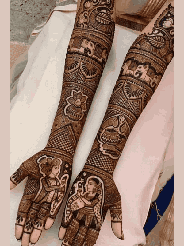 dulhan mehndi design