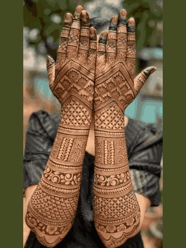 dulhan mehndi design