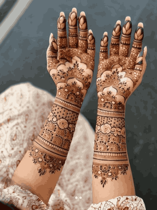 dulhan mehndi design