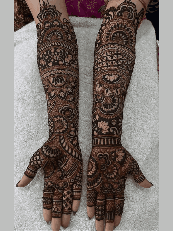 dulhan mehndi design