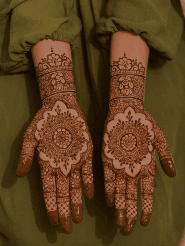 dulhan mehndi design