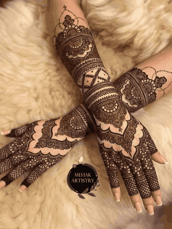 dulhan mehndi design