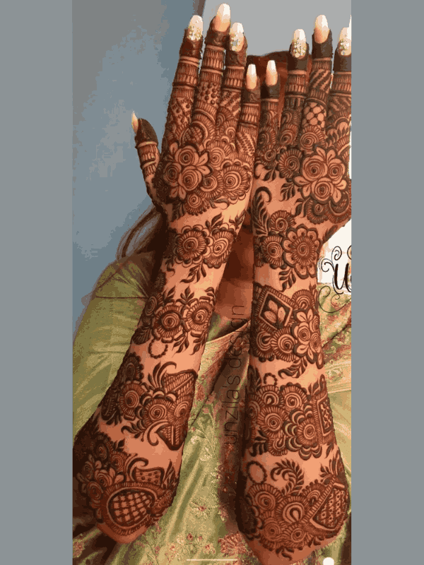 dulhan mehndi design