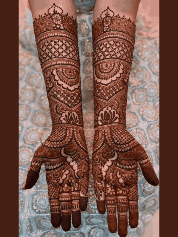 dulhan mehndi design