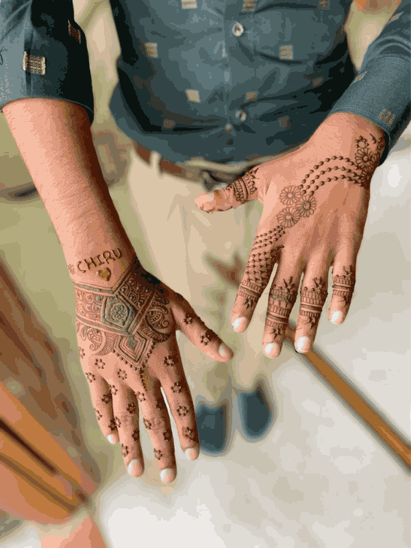dulhan mehndi design
