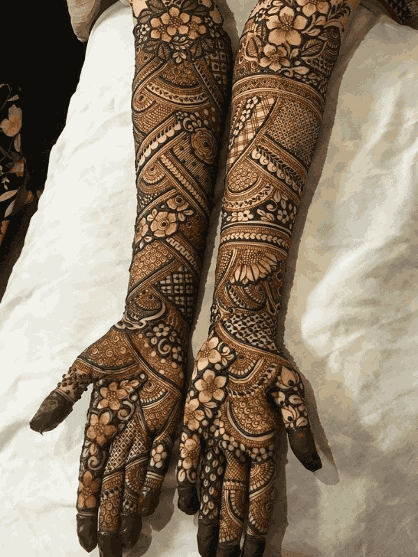 dulhan mehndi design