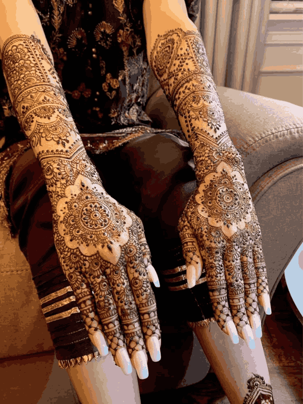 dulhan mehndi design