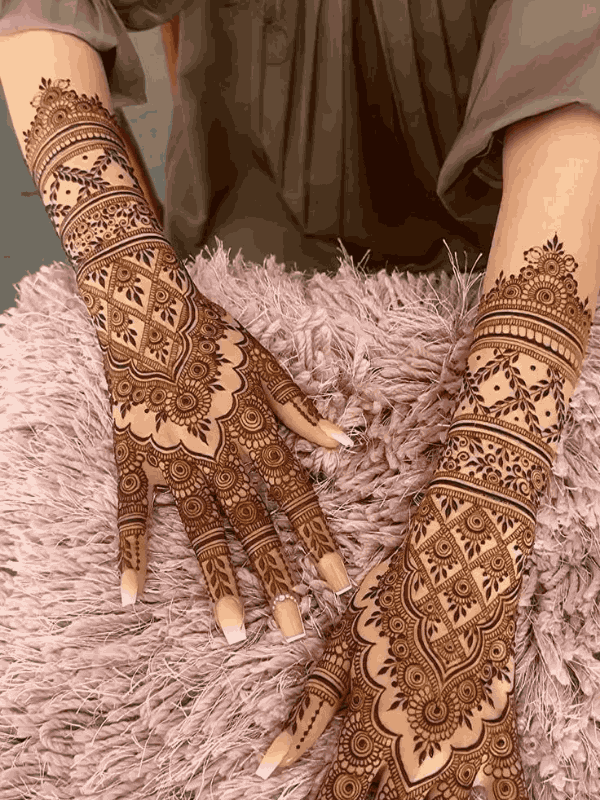 dulhan mehndi design