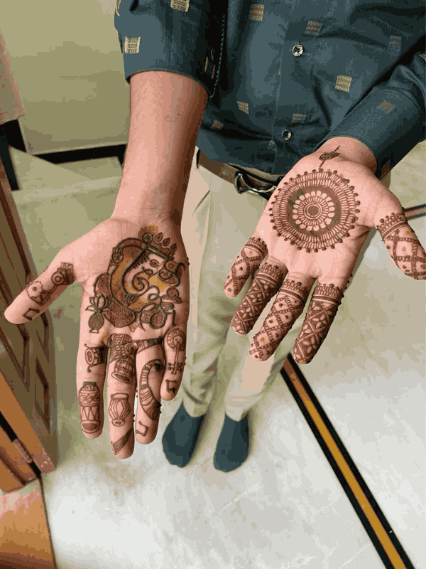 dulhan mehndi design