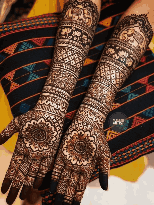 dulhan mehndi design
