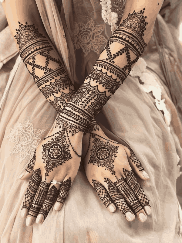dulhan mehndi design