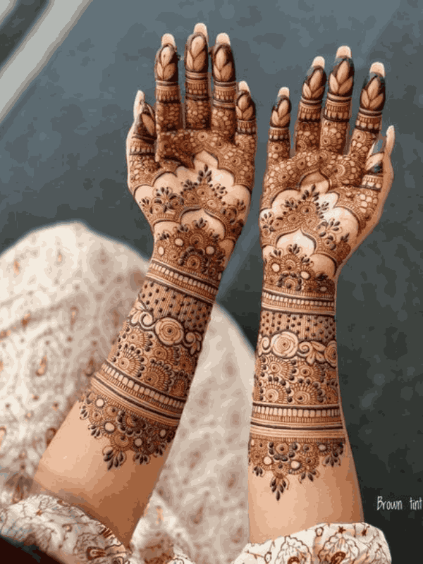 dulhan mehndi design