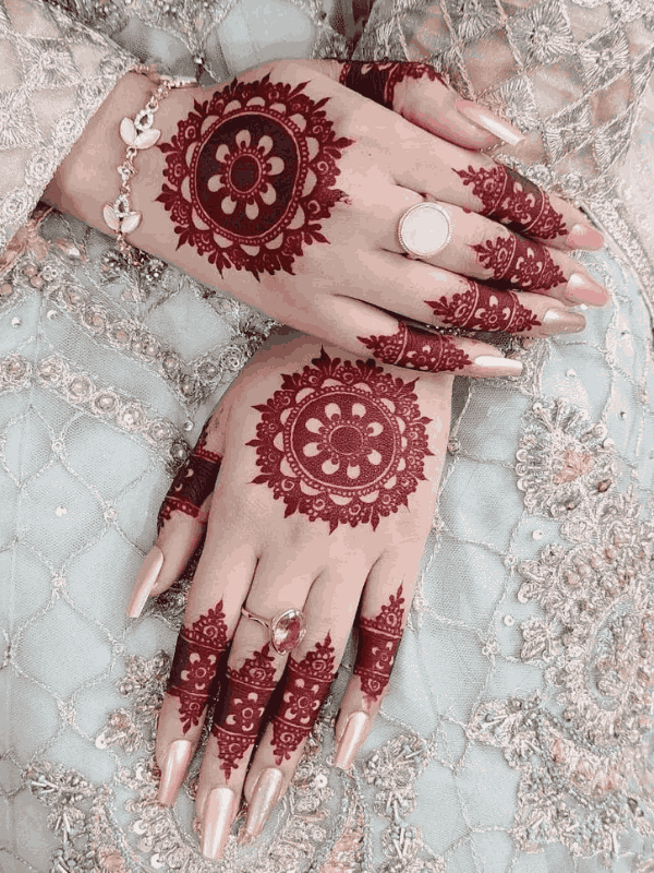 flower mehndi design