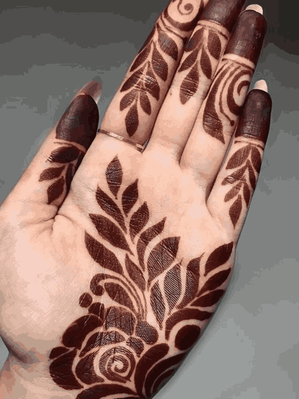 flower mehndi design