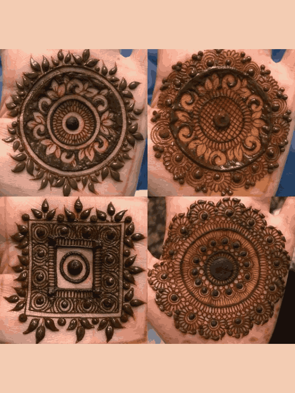 flower mehndi design